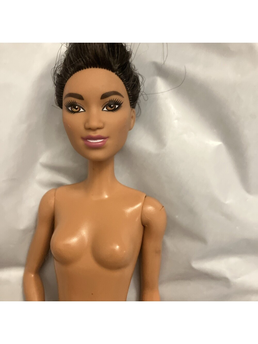 BARBIE Nude Curvy Made To Move💋Hybrid Doll~Latina With Freckles~Gorgeous!